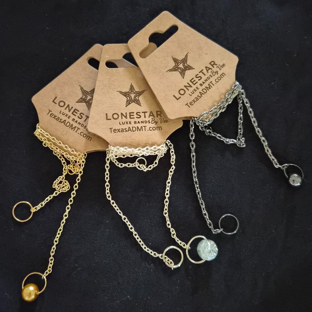LoneStar Lux Bands by Vee • Cowboy Hat Chain Extender / Trucker Band Add-On